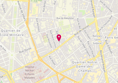 Plan de Epilavie, 82 Rue Vaneau, 75007 Paris