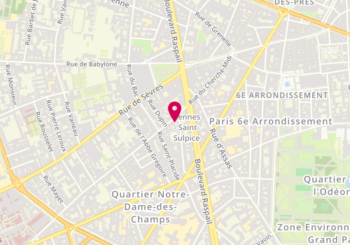 Plan de Divinity, 39 Rue du Cherche Midi, 75006 Paris