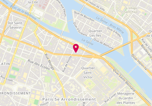 Plan de Institut Baan Siam, 20 Boulevard Saint-Germain, 75005 Paris