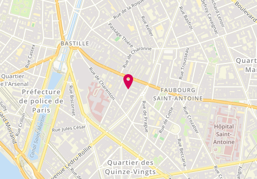 Plan de Allista, 18 Rue Saint-Nicolas, 75012 Paris