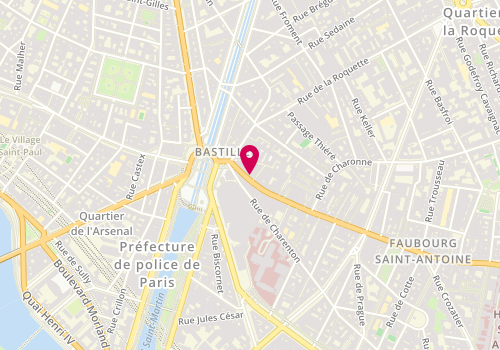 Plan de Centre de beauté Yves Rocher, 17 Rue du Faubourg Saint-Antoine, 75011 Paris