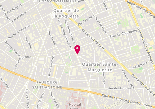 Plan de Au Petit Nail Paris, 42 Rue Faidherbe, 75011 Paris