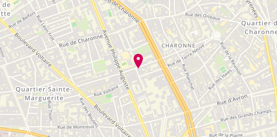 Plan de 11th Spot, 52 Rue Alexandre Dumas, 75011 Paris