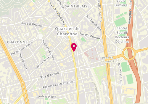 Plan de Bollywood Beauty, 78 Rue des Pyrénées, 75020 Paris
