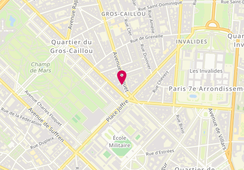 Plan de Beausquet Institut de Beaute, 62 avenue Bosquet, 75007 Paris