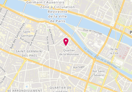 Plan de Ban Thaï Spa, 20 Rue Dauphine, 75006 Paris