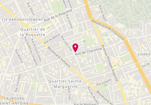 Plan de Body'minute, 137 Bis Rue de Charonne, 75011 Paris