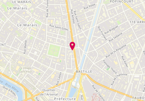 Plan de MAUTES Bruno, 27 Boulevard Beaumarchais, 75004 Paris