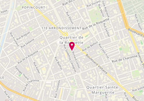 Plan de Sbeauty, 37 Rue Richard Lenoir, 75011 Paris