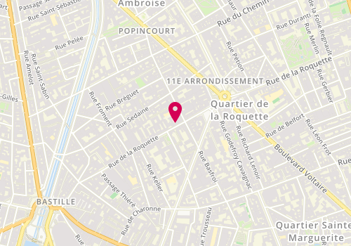 Plan de Guinot, 75 Rue de la Roquette, 75011 Paris