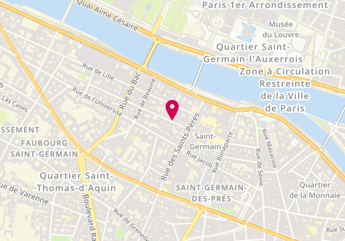 Plan de En Aparté, 10 Rue de Verneuil, 75007 Paris