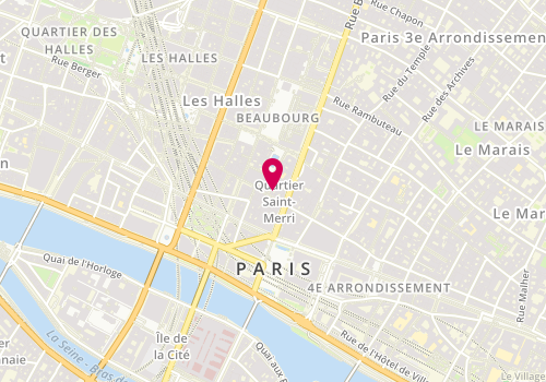 Plan de Ban Thaï Spa, 68 Rue de la Verrerie, 75004 Paris