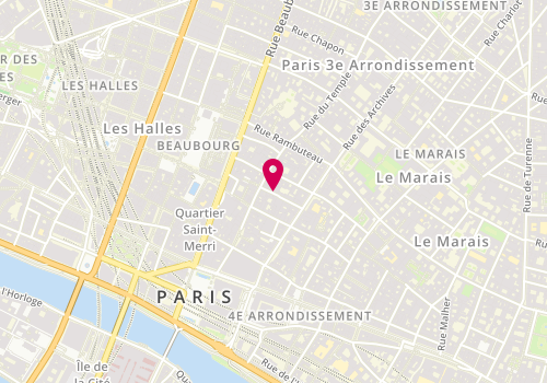 Plan de Spa Thai Luxe Marais, 16/18 Rue du Plâtre, 75004 Paris