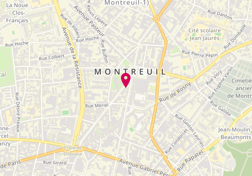 Plan de Maelis Centre Laser Montreuil / Paris - Épilation définitive / laser, 5 Boulevard Rouget de Lisle, 93100 Montreuil