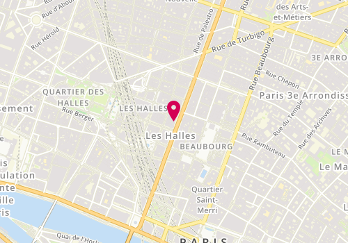 Plan de Bzen Spa, 45 Boulevard de Sebastopol, 75001 Paris