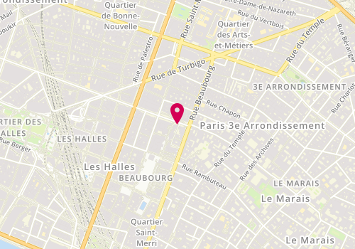 Plan de Centre Laser du Marais, 7 Rue du Grenier-Saint-Lazare, 75003 Paris