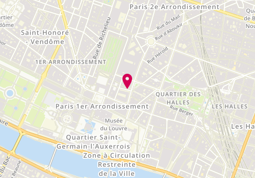 Plan de L'Arbre à Sens, 4 Rue Montesquieu, 75001 Paris