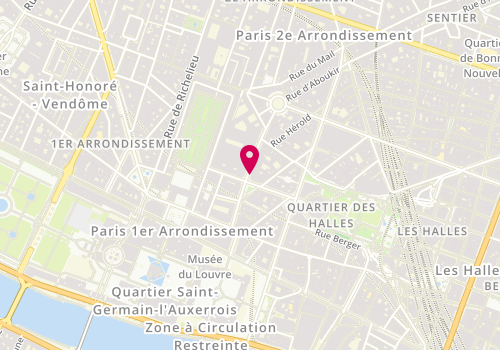 Plan de Thémaé, 20-22 Rue Croix des Petits Champs, 75001 Paris