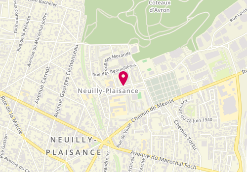 Plan de Elle & Lui Esthetique, 71 Ter Avenue du Maréchal Foch, 93360 Neuilly-Plaisance