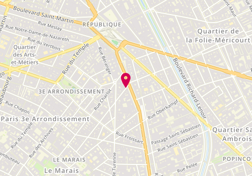 Plan de Heaven Massage Paris, 70 Rue de Saintonge, 75003 Paris