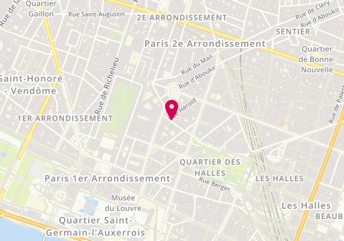 Plan de Institut Wendy, 40 Rue Coquilliere, 75001 Paris