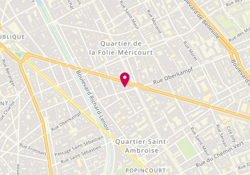 Plan de Esthélia, 73 Rue Oberkampf, 75011 Paris