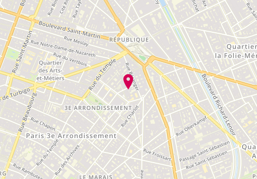 Plan de Belleyme Marais, 8 Rue Charles-François Dupuis, 75003 Paris