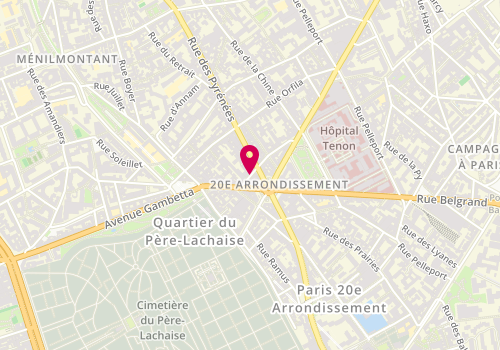 Plan de Belle Beauté, 11 Rue des Gâtines, 75020 Paris