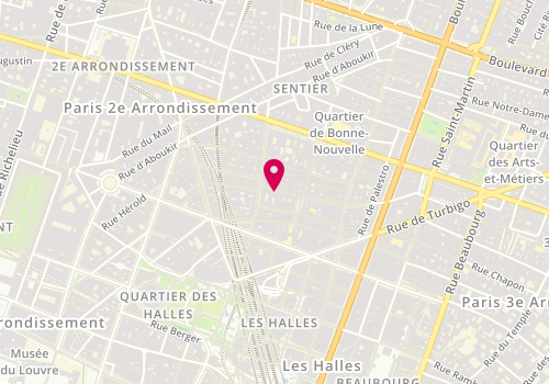 Plan de La Sultane de Saba, 65 Rue Greneta, 75002 Paris