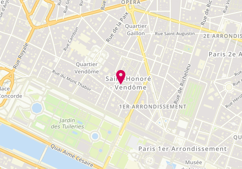 Plan de L'Atelier du Palper Rouler, 3 Rue Saint-Hyacinthe, 75001 Paris