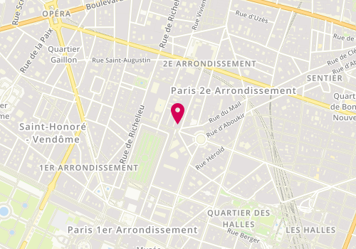 Plan de Anne Semonin, 2 Rue des Petits Champs, 75002 Paris