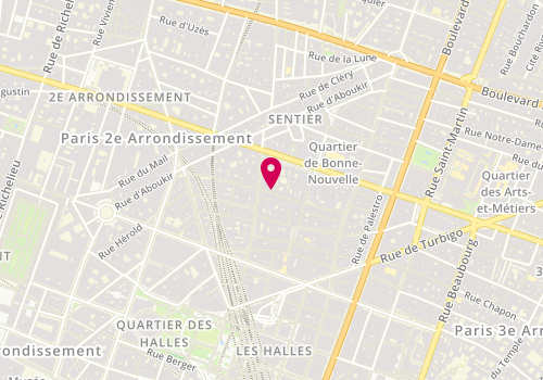 Plan de Institue de Derya, 28 Rue Saint Sauveur, 75002 Paris