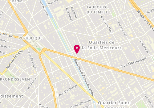 Plan de Aime Thaï Spa, 84 Rue de la Folie Méricourt, 75011 Paris