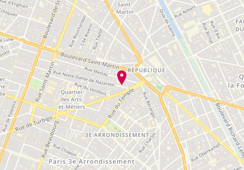 Plan de An Mo Tui Na Republique, 10 Rue N.D de Nazareth, 75003 Paris