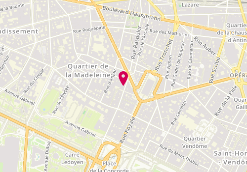 Plan de Absolu Beauté, 41 Rue Boissy d'Anglas, 75008 Paris