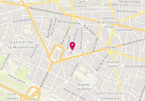 Plan de Guinot, 12 Rue de Sèze, 75009 Paris