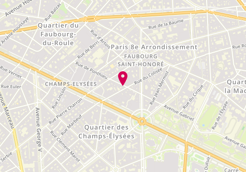 Plan de Guinot, 29 Rue de Ponthieu, 75008 Paris