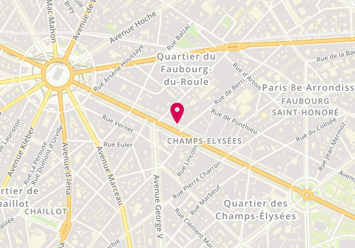 Plan de Centre de beauté Yves Rocher, 102 Avenue Champs Elysées, 75008 Paris