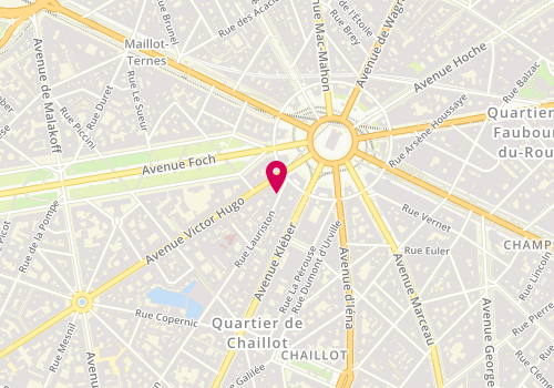 Plan de Biolys Institut, 6 Rue Lauriston, 75016 Paris