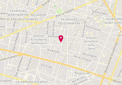 Plan de Hôtel de Nell, 9 Rue du Conservatoire, 75009 Paris