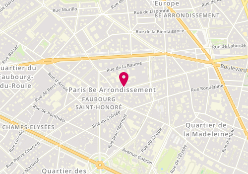 Plan de Body'minute, 62 Rue la Boétie, 75008 Paris
