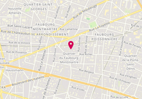 Plan de MORDANT Valérie, 12 Rue Cadet, 75009 Paris