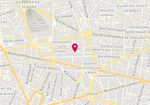Plan de Body'Minute, Metro Saint Lazare
31 Rue Joubert, 75009 Paris