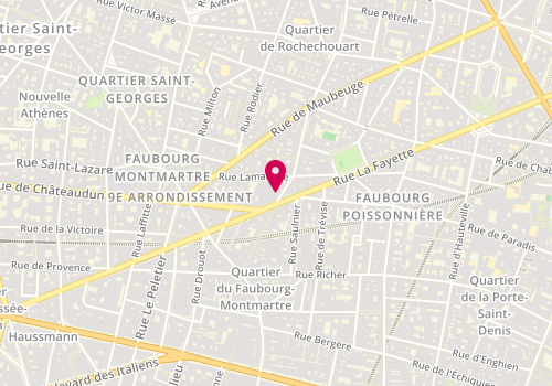 Plan de Carlance, 17 Rue Cadet, 75009 Paris