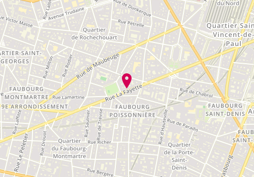 Plan de Ping Beaute, 83 Bis Rue la Fayette, 75009 Paris