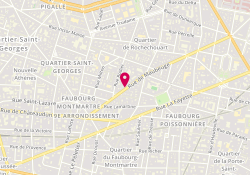 Plan de Abeille, 15 Bis Rue de Maubeuge, 75009 Paris