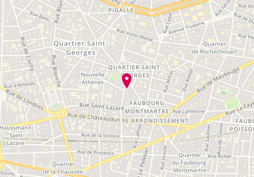 Plan de Chez Emma (nouveau propriétaire), 56 Rue Saint-Georges, 75009 Paris
