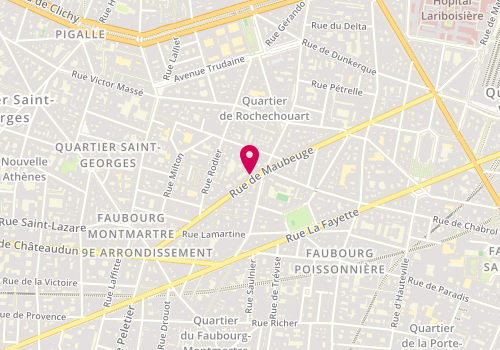Plan de CHEZ Mme LU, 29 Rue de Maubeuge, 75009 Paris