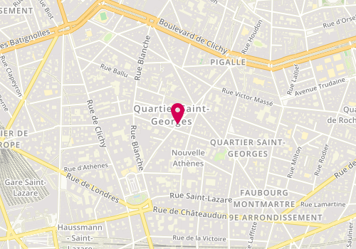 Plan de Institut Janou, 32 Rue Jean Baptiste Pigalle, 75009 Paris