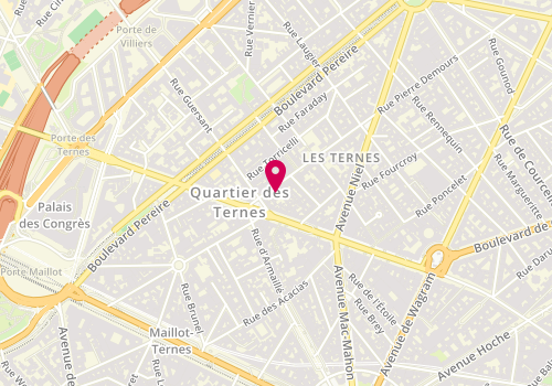 Plan de Spa Gemology, 6 Rue Pierre Demours, 75017 Paris